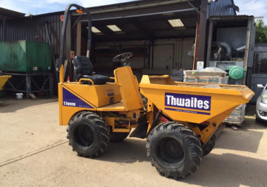 Thwaites ride-on dumper 1 ton plant hire